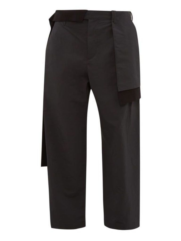 Craig Green - Layered-panelled Twill Trousers - Mens - Black
