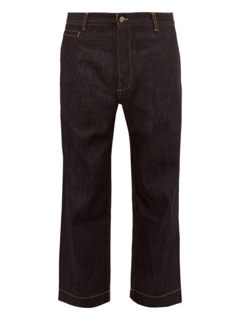 Studio Nicholson - Pyad Selvedge Denim Wide Leg Jeans - Mens - Indigo