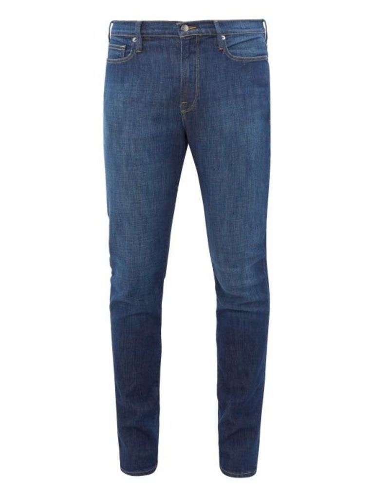 Frame - L'homme Athletic Cotton-blend Jeans - Mens - Blue