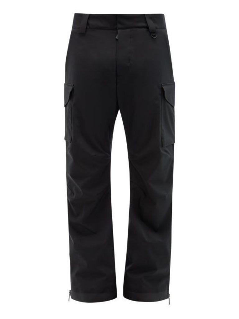 Moncler Grenoble - Cargo-pocket Soft-shell Ski Trousers - Mens - Black
