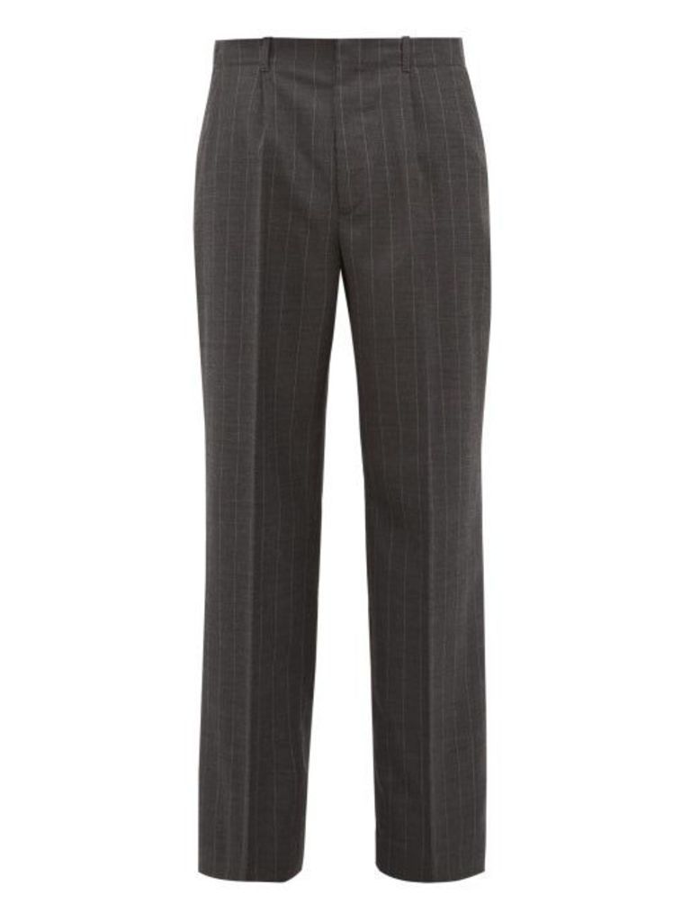 Our Legacy - Borrowed Wide-leg Trousers - Mens - Grey