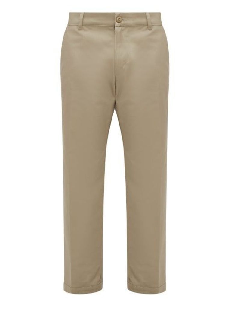 Noon Goons - Club Cotton Straight-fit Trousers - Mens - Khaki