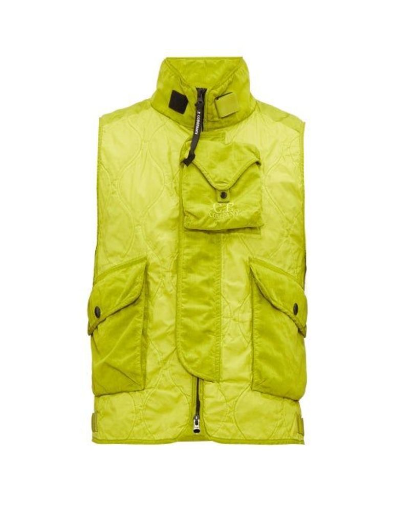 C.p. Company - Multi-pocket Quilted Gilet - Mens - Green