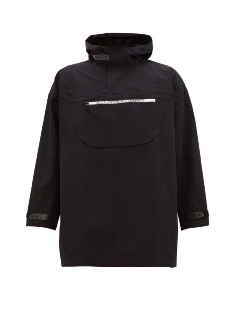 Calvin Klein Performance - Hooded Technical Windbreaker Jacket - Mens - Black