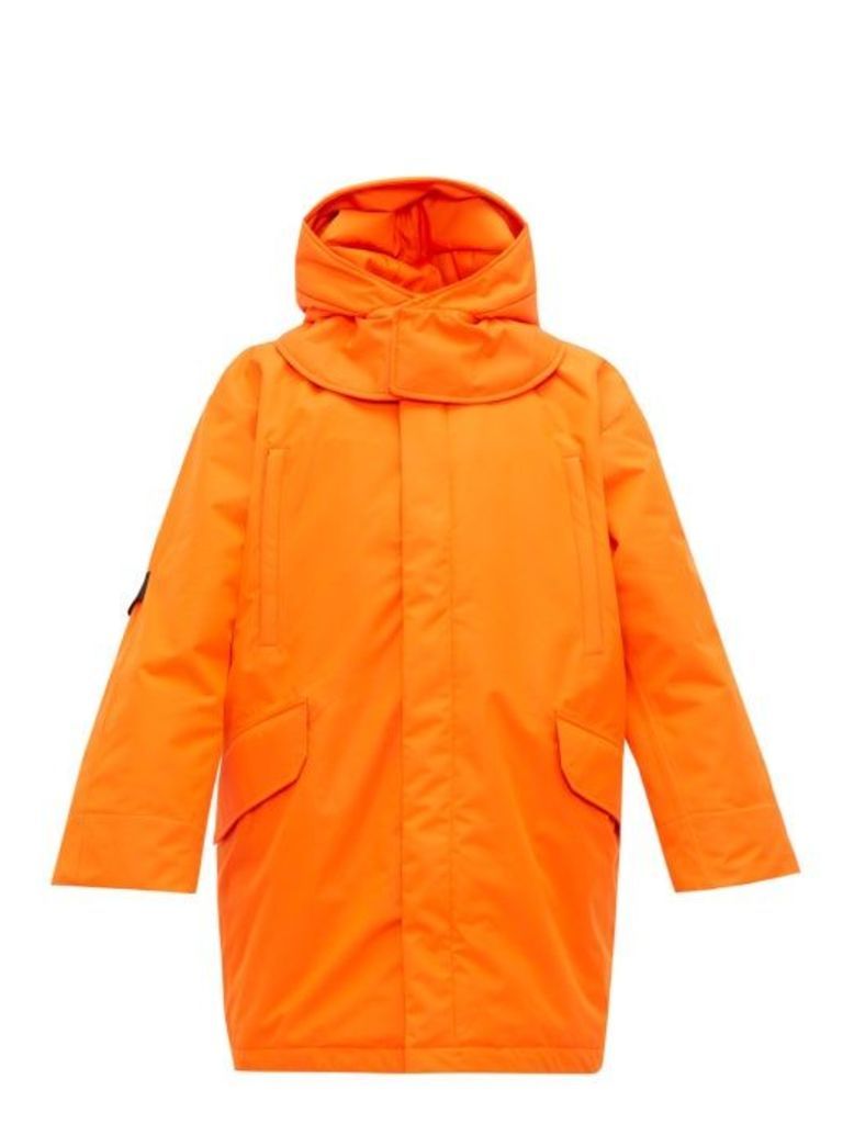 Raf Simons X Templa - Oversized Padded Longline Ski Jacket - Mens - Orange