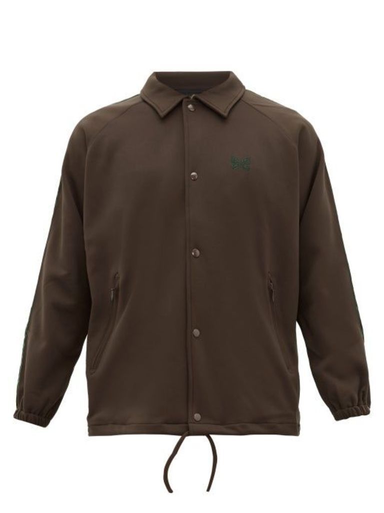 Needles - Logo-embroidered Track Jacket - Mens - Brown