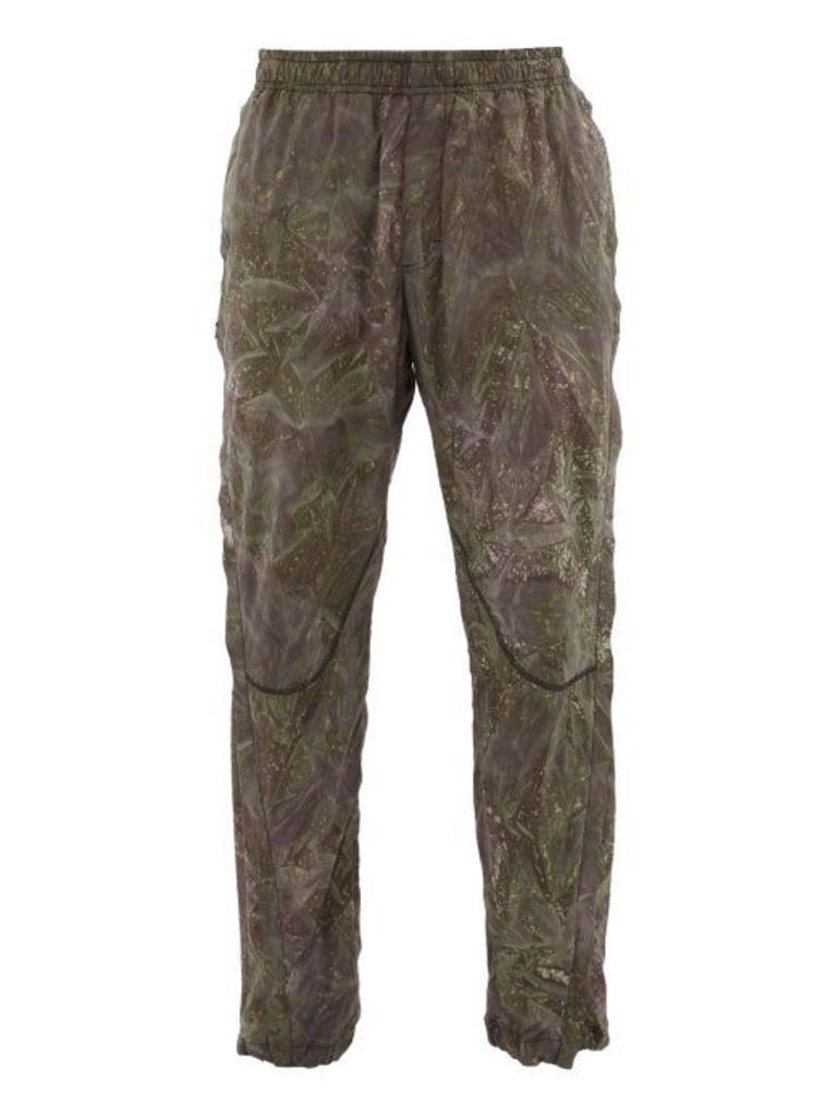 1017 Alyx 9sm - Quantum Camouflage-print Technical Trousers - Mens - Green Multi
