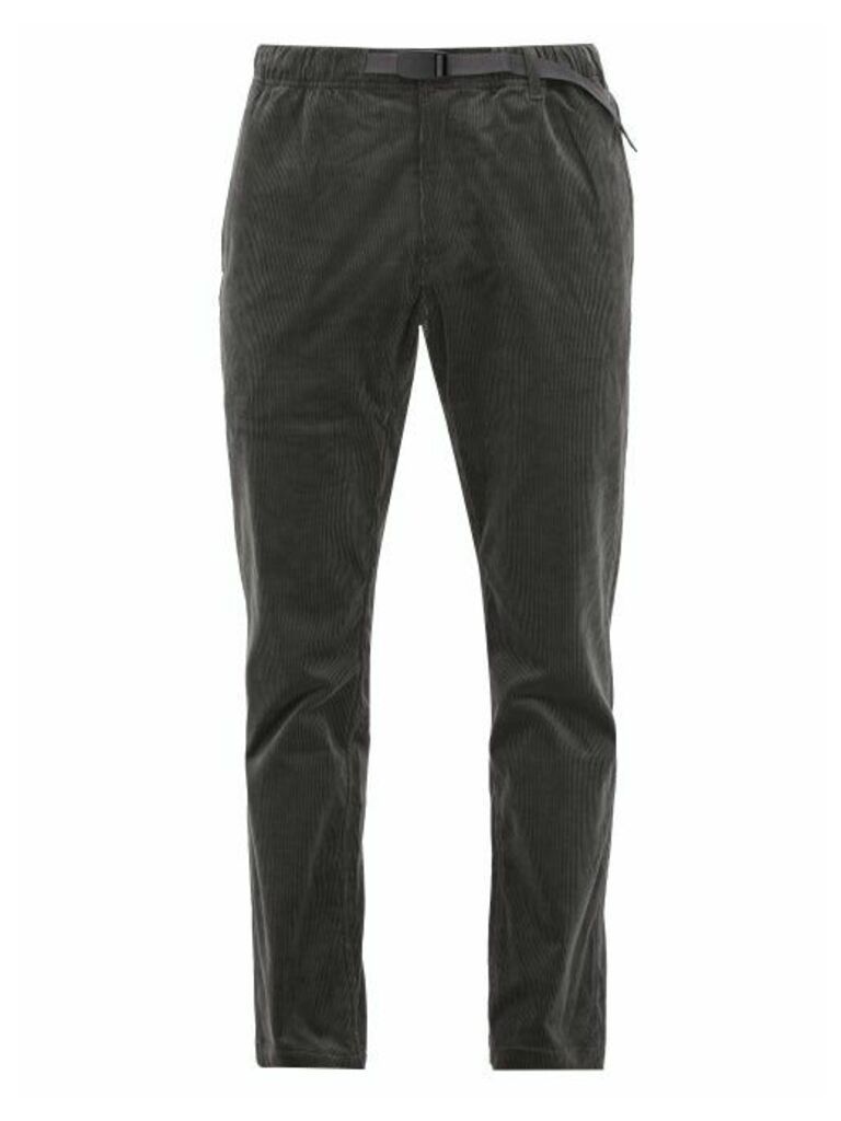 Gramicci - Dropped-seat Stretch-cotton Corduroy Trousers - Mens - Grey