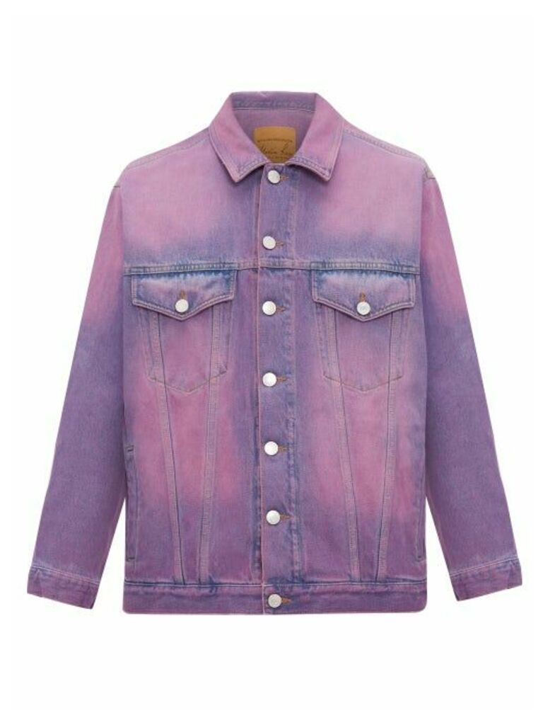 Martine Rose - Oversized Denim Jacket - Mens - Purple