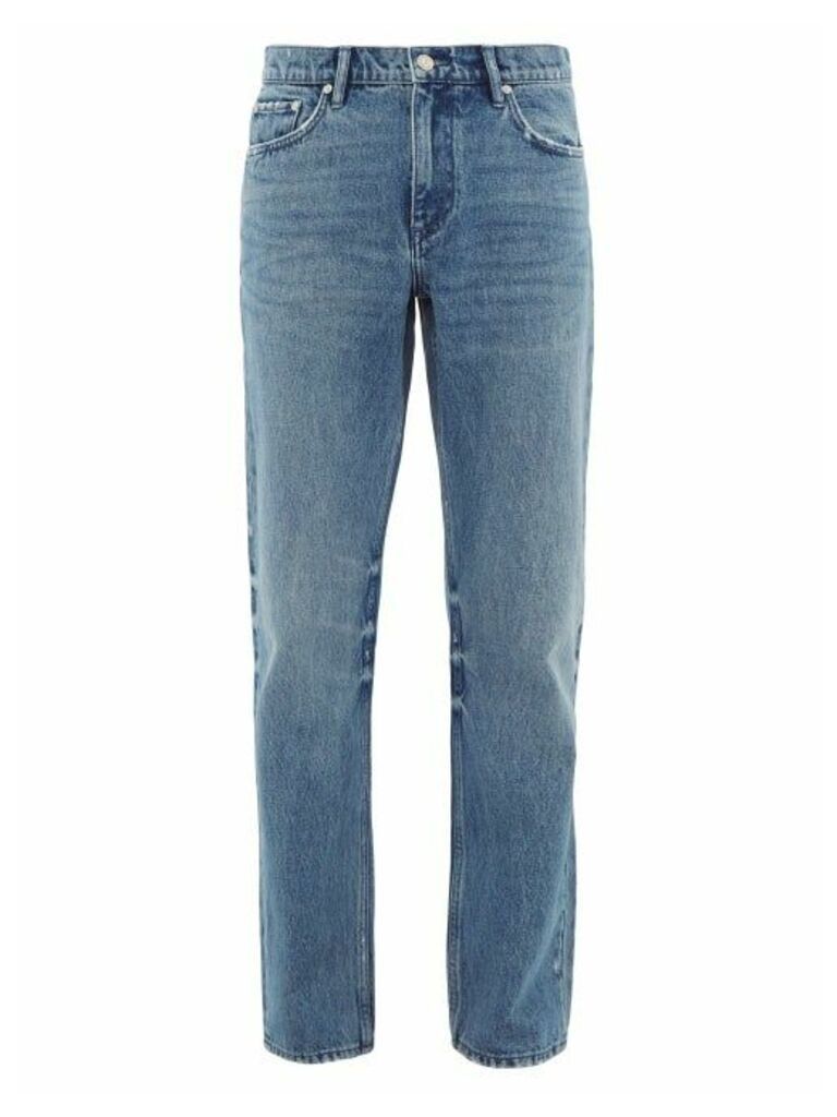 Burberry - Straight-leg Washed Jeans - Mens - Denim