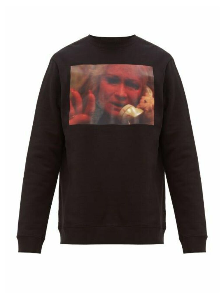 Raf Simons - Picture-print Cotton-jersey Sweatshirt - Mens - Black
