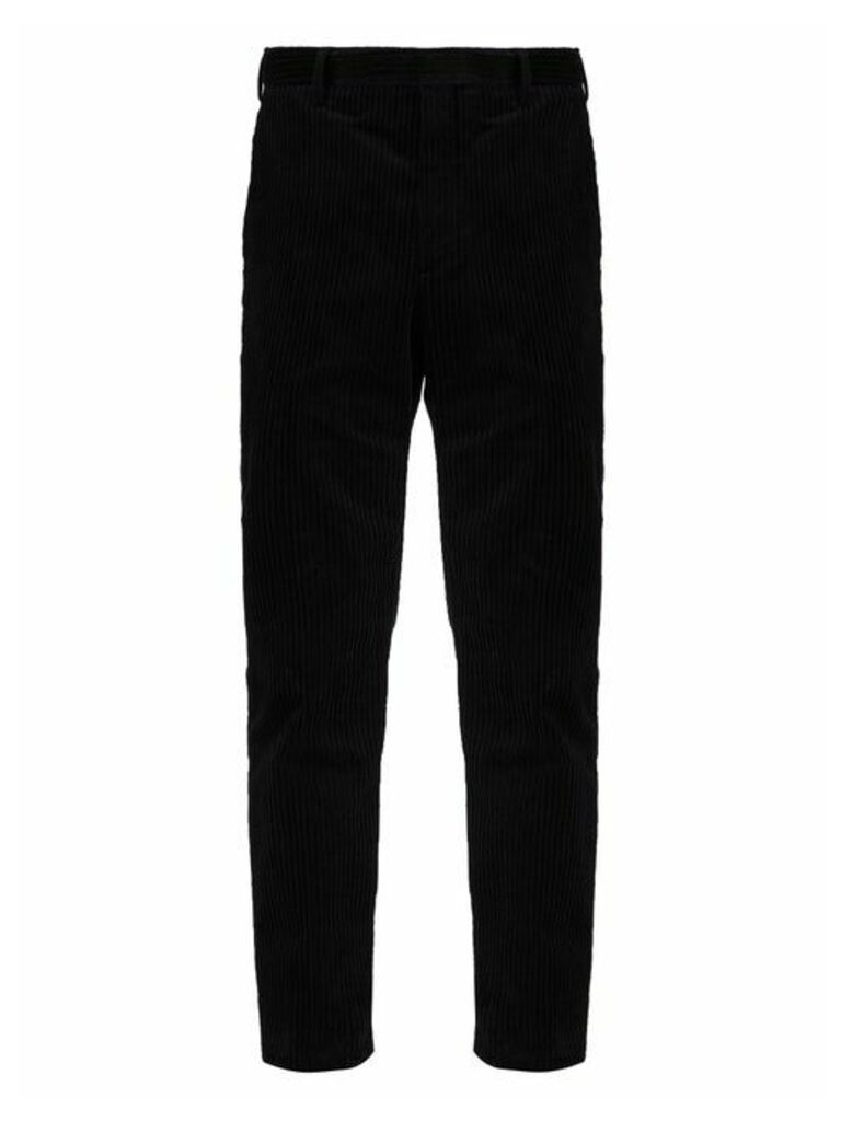 Saint Laurent - Slim-fit Cotton-corduroy Trousers - Mens - Black