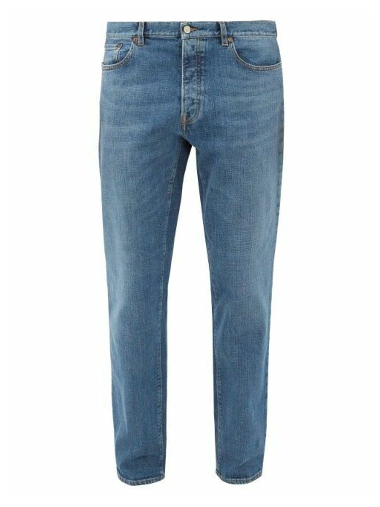 Jeanerica Jeans & Co. - Lm009 Cotton-blend Tapered-leg Jeans - Mens - Denim