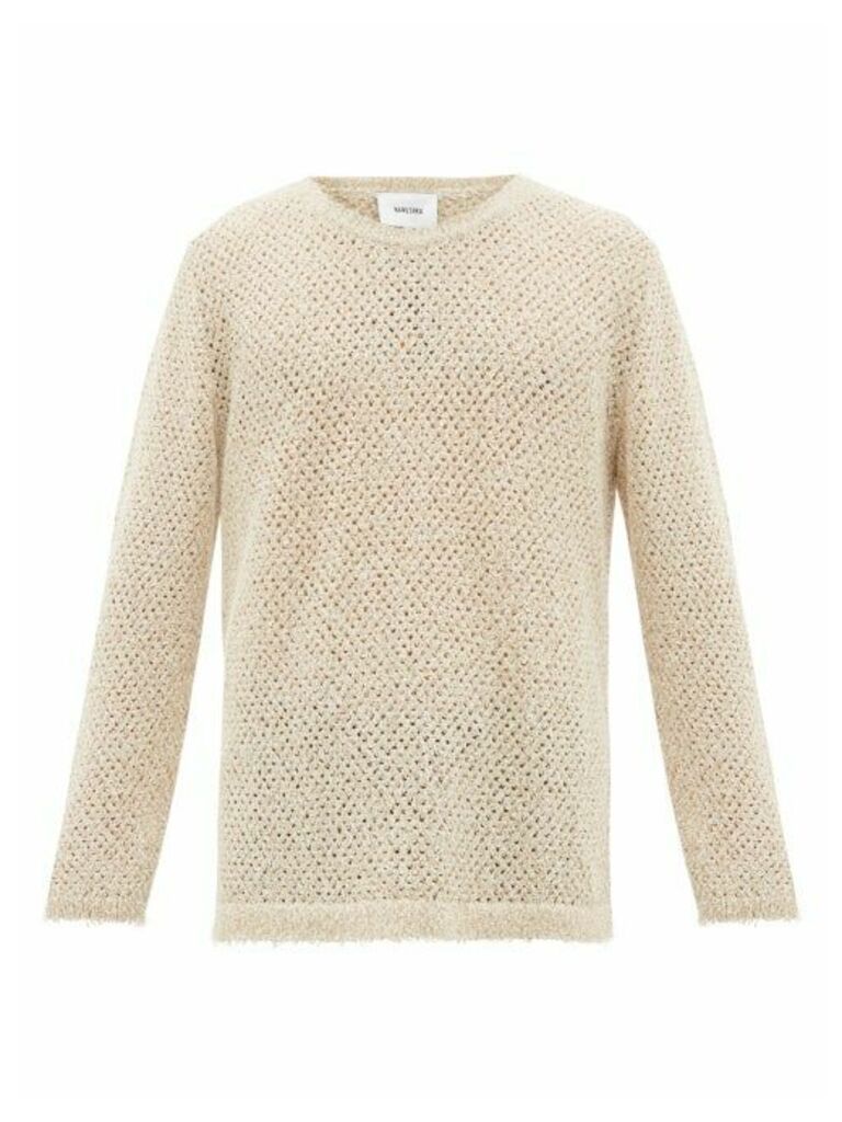 Nanushka - Klive Terry-knit Cotton-blend Sweater - Mens - Beige