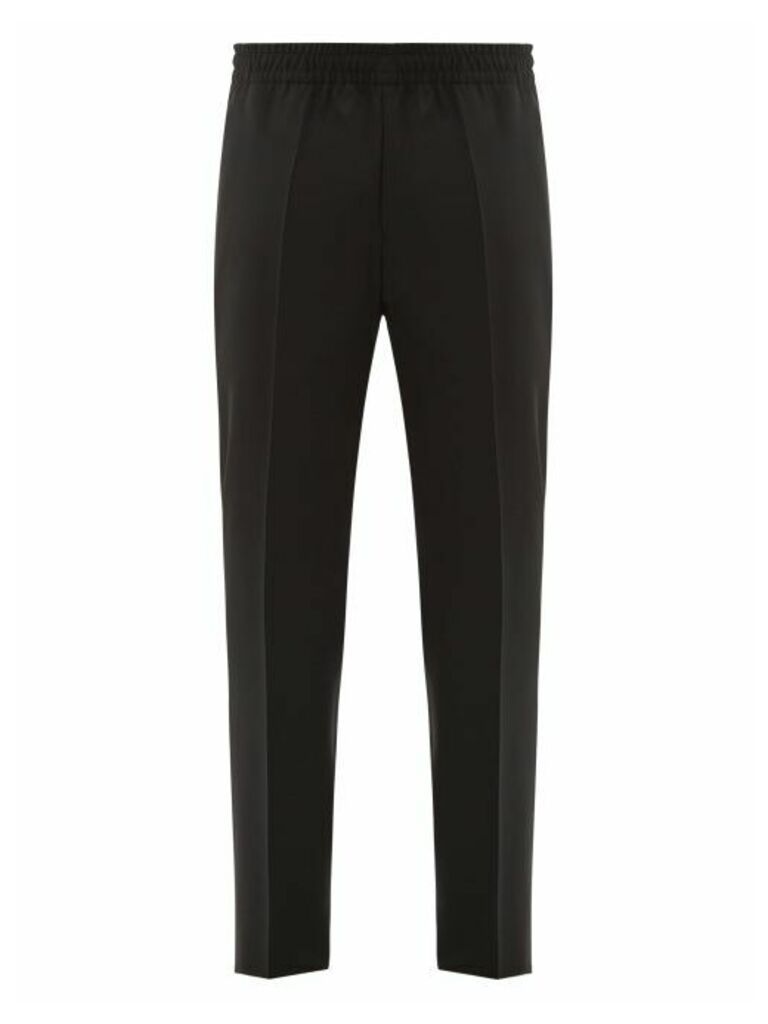 Givenchy - Logo-patch Wool Trousers - Mens - Black
