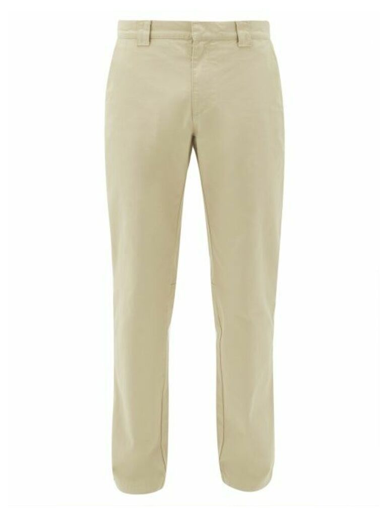 Joseph - Weymouth Panelled Cotton-twill Trousers - Mens - Beige