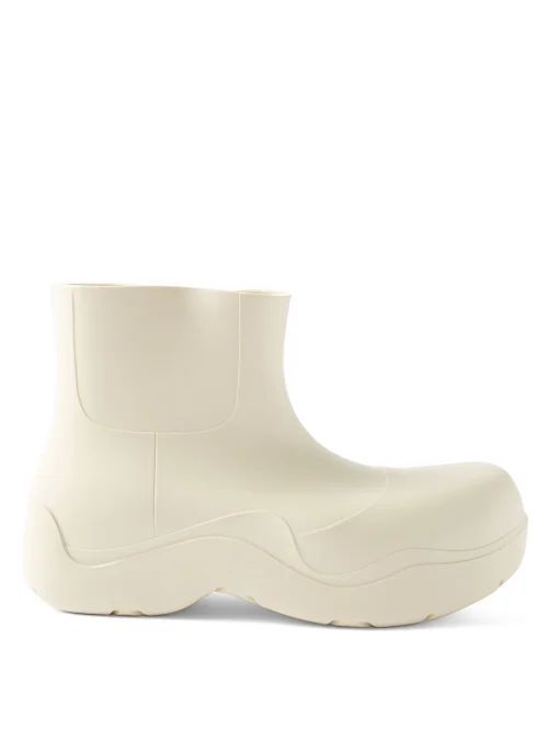 The Puddle Biodegradable-rubber Ankle Boots - Mens - Beige
