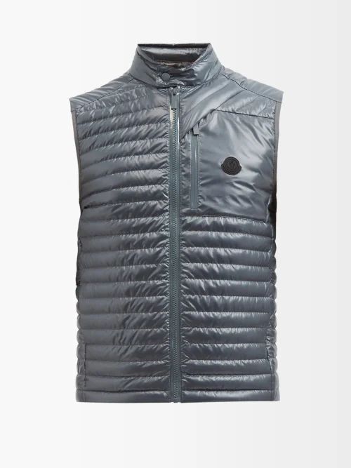 Aptera Quilted Down Gilet - Mens - Blue