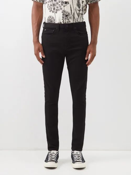 Slim-leg Jeans - Mens - Black