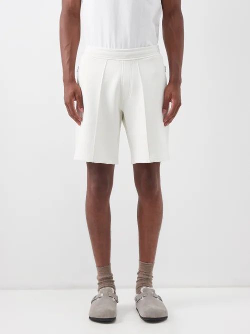 Jaime Recycled-fibre Jersey Shorts - Mens - Cream