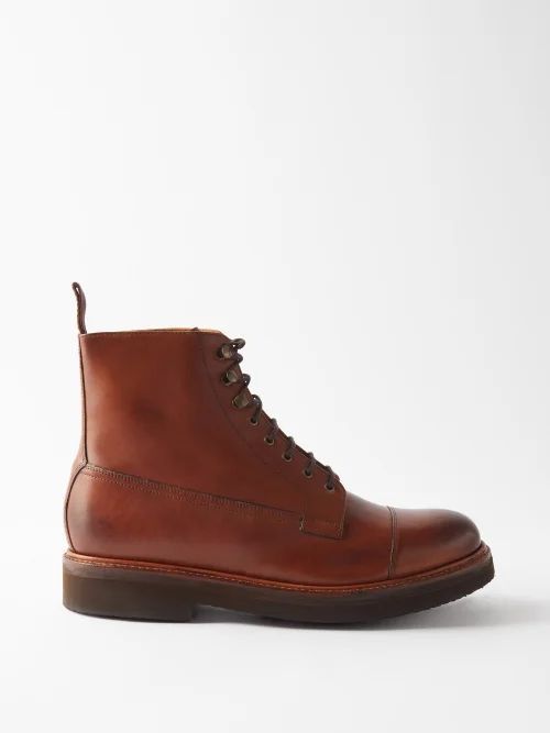 Harry Leather Boots - Mens - Tan