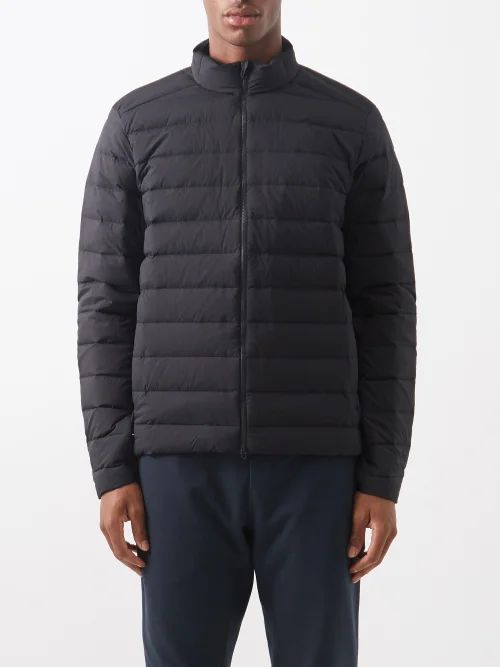 Navigation Recycled-fibre Quilted Down Coat - Mens - Black