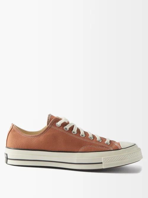 Chuck 70 No Waste Recycled-canvas Trainers - Mens - Light Brown