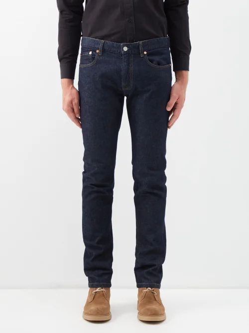 Longton Slim-leg Jeans - Mens - Indigo