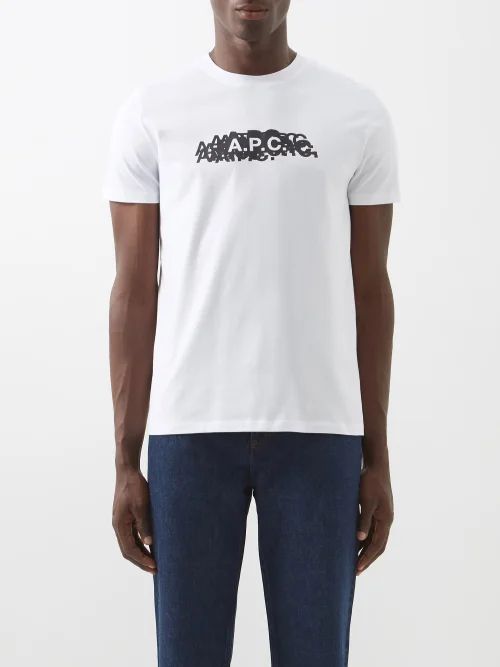 Koraku Logo-print Jersey T-shirt - Mens - White