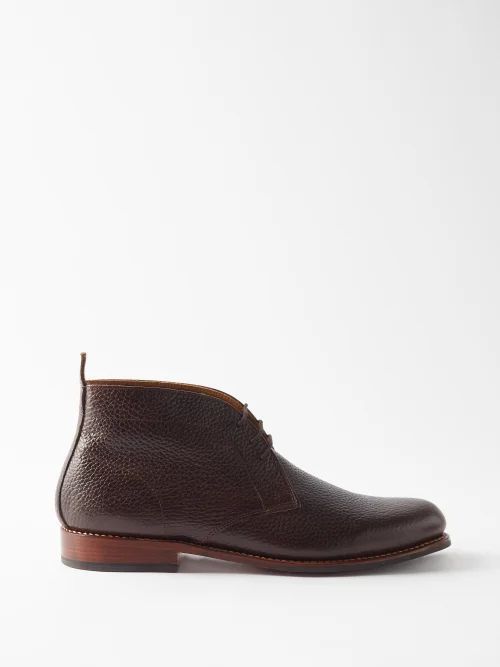Chester Leather Boots - Mens - Brown