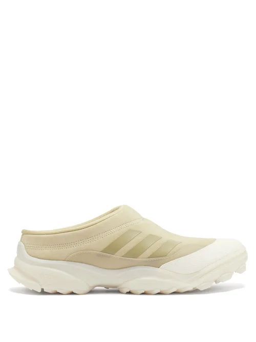 Adidas X 032c - Gsg Suede And Rubber Slip-on Trainers - Mens - Beige White