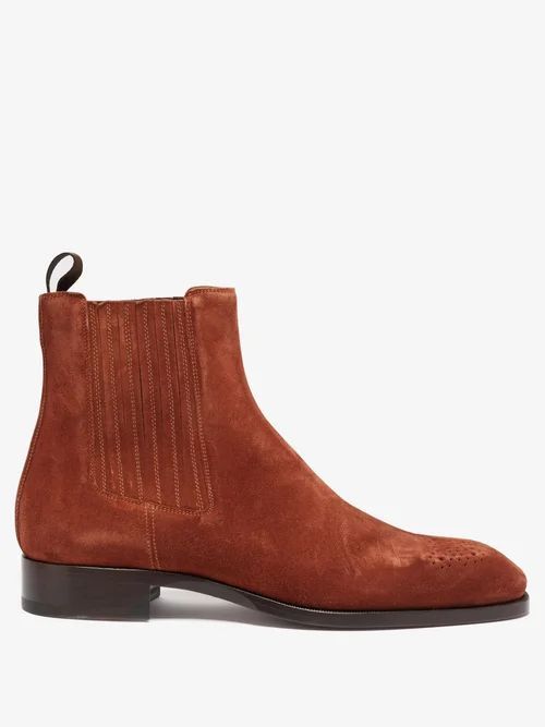 Angloman Leather Chelsea Boots - Mens - Brown