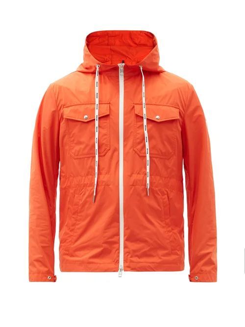 Carion Hooded Technical Jacket - Mens - Orange