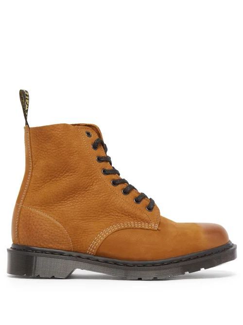 Dr. Martens - 1460 Pascal Leather Ankle Boots - Mens - Tan