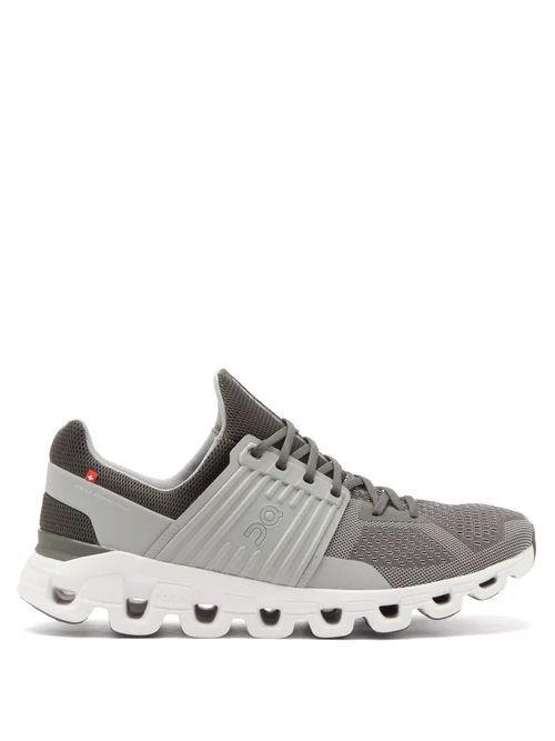 Cloudswift Recycled-mesh Running Trainers - Mens - Grey Multi