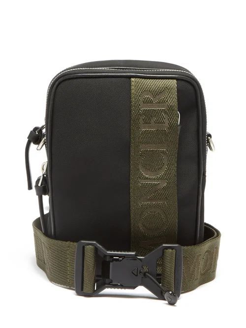 Detour Logo-jacquard Cross-body Belt Bag - Mens - Black