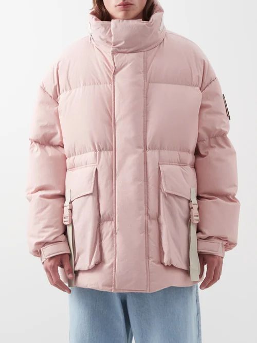 Donard Quilted Recycled-nylon Shell Down Jacket - Mens - Pink