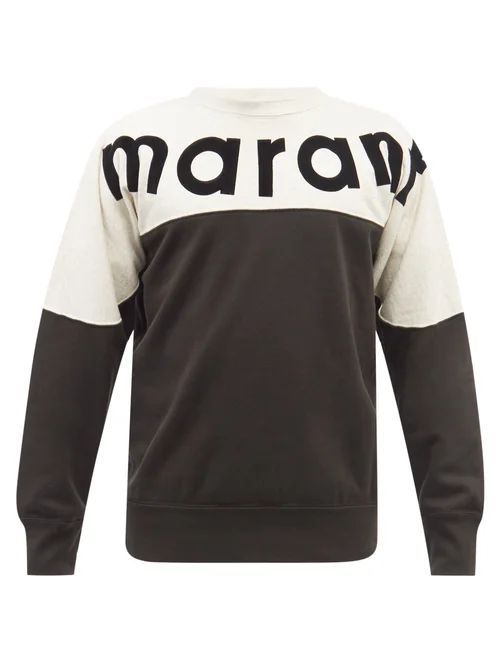 Howley Logo-print Cotton-blend Jersey Sweatshirt - Mens - Black Multi