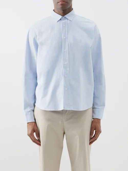 Grasmoor Cotton-chambray Shirt - Mens - Blue