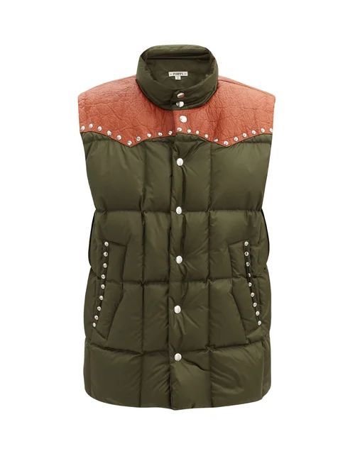 Phipps - Ranger Recycled-fibre Quilted Down Gilet - Mens - Green