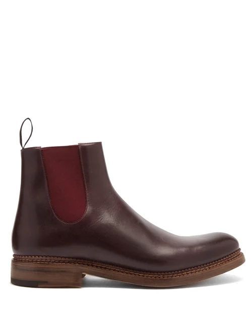 O'keeffe - Algy Leather Chelsea Boots - Mens - Brown Multi