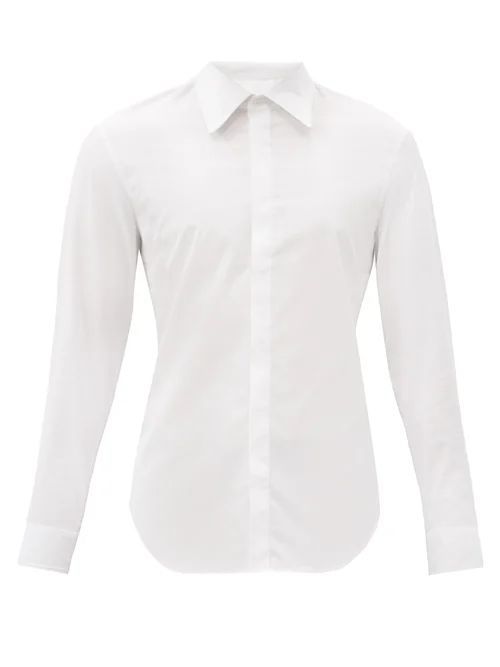 Maison Margiela - Cotton-poplin Shirt - Mens - White