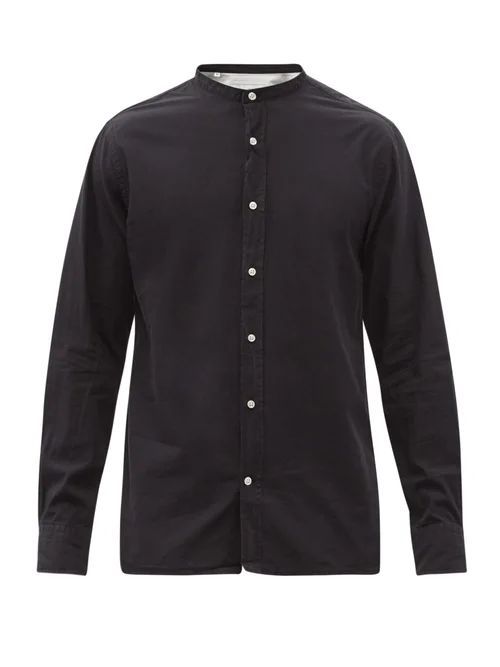 Officine Générale - Gaston Organic-cotton Shirt - Mens - Black