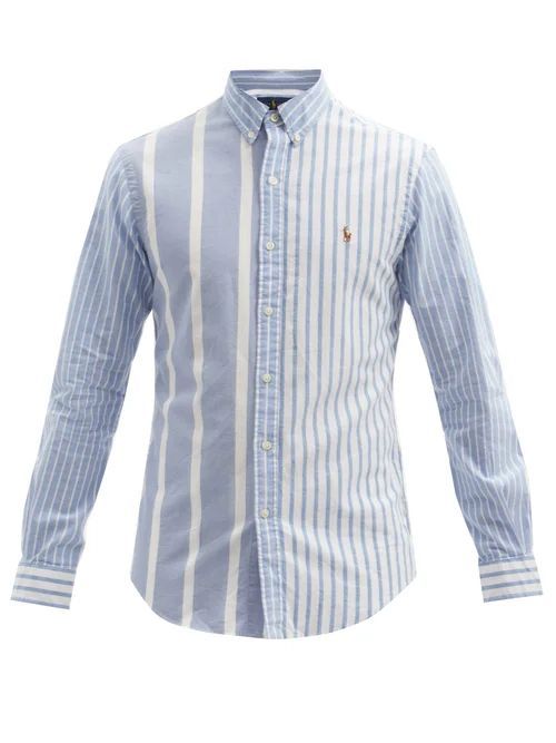 Polo Ralph Lauren - Striped Cotton-oxford Shirt - Mens - Blue Multi