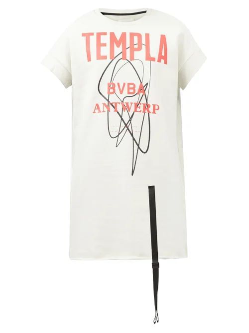 Palla Logo-print Cotton-jersey T-shirt - Mens - White