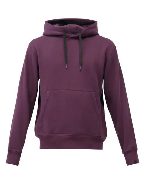 Rag & Bone - Damon Cotton-blend Jersey Hooded Sweatshirt - Mens - Purple