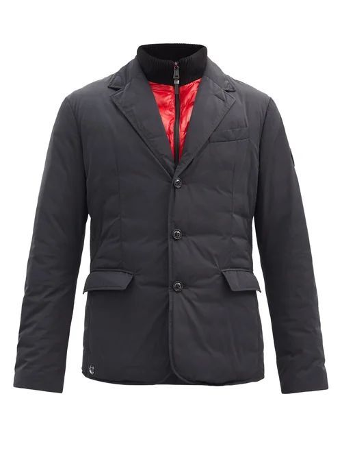 Ralph Lauren Purple Label - Single-breasted Recycled-shell Down Jacket - Mens - Black