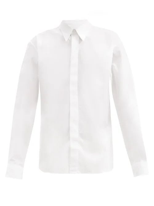 Umit Benan B+ - Richard Cotton-poplin Shirt - Mens - White