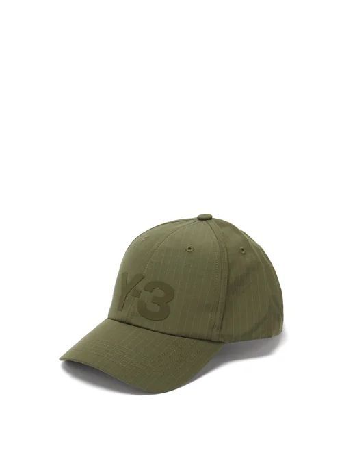Y-3 - Logo-embroidered Ripstop Baseball Cap - Mens - Khaki