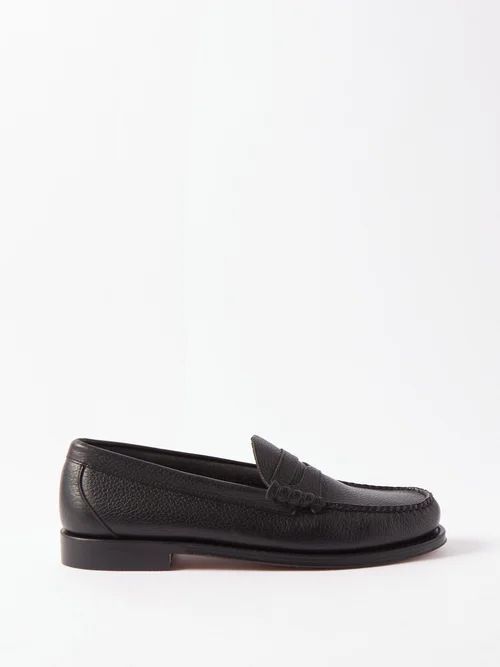 Weejun Heritage Larson Leather Loafers - Mens - Black